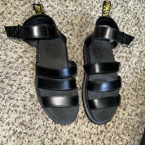 Dr. Martens Shoes - Dr. Martens Black Blair Sandals